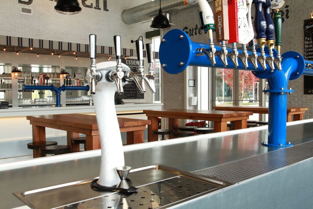 The Finished Micro-Matic Long Draw Beer System Custom Beer Pipe