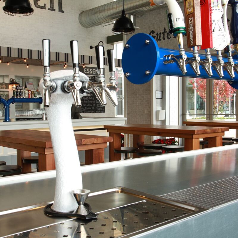 The Finished Micro-Matic Long Draw Beer System Custom Beer Pipe