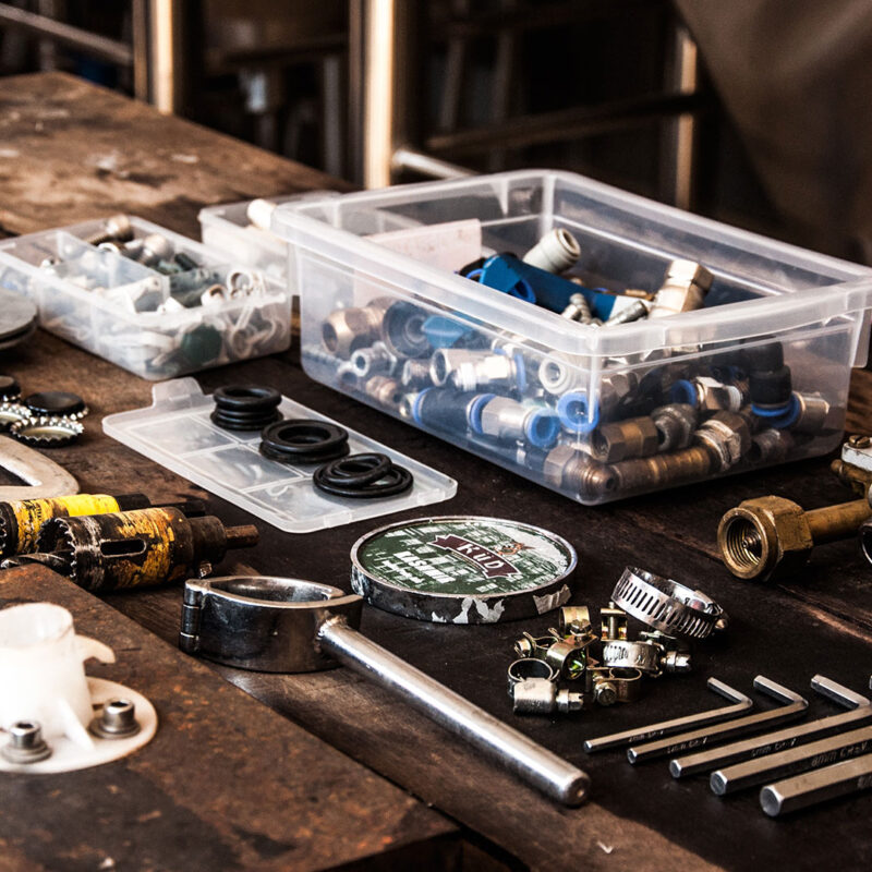 Old Timey Draft Beer Cleaning Parts